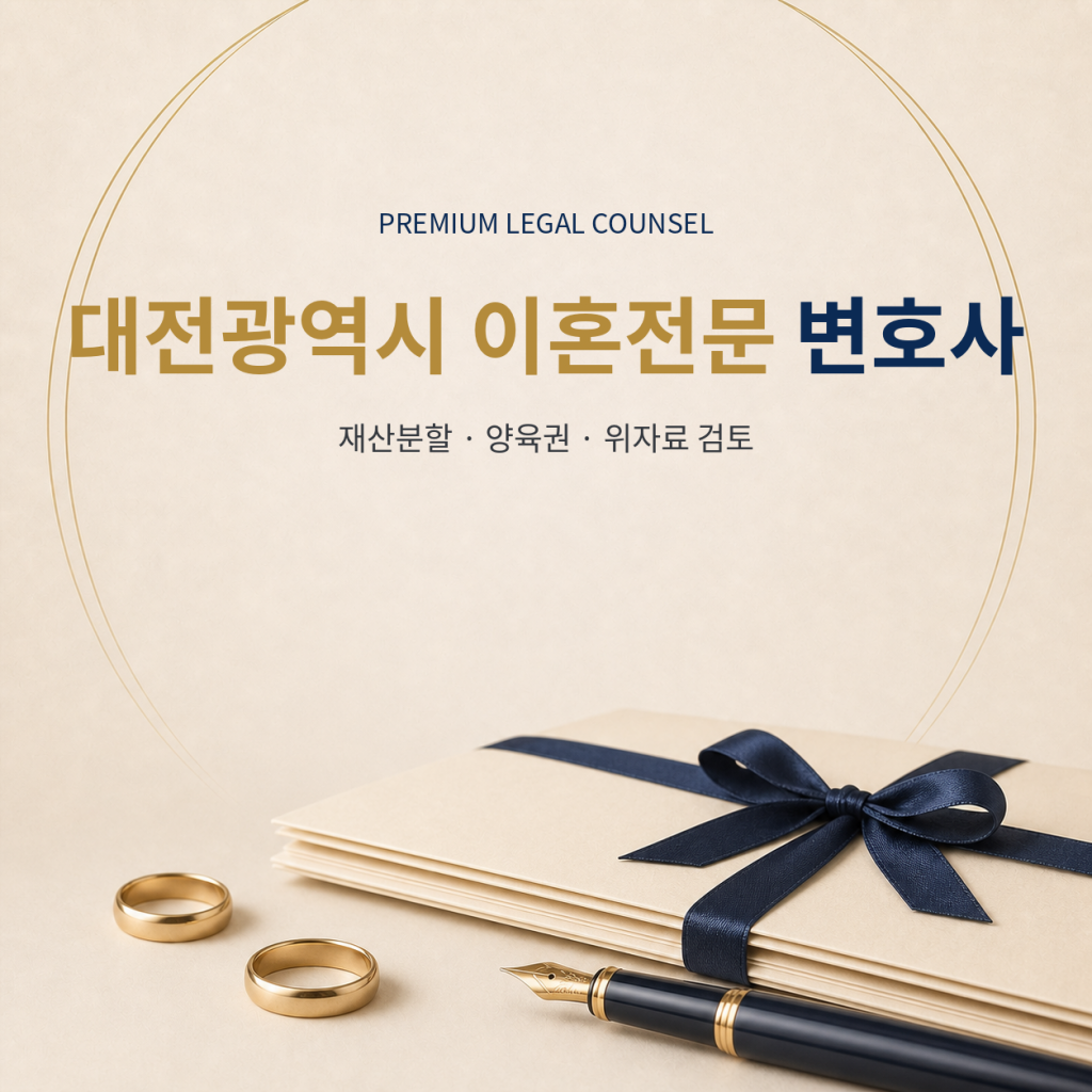 대전광역시 이혼전문 변호사
