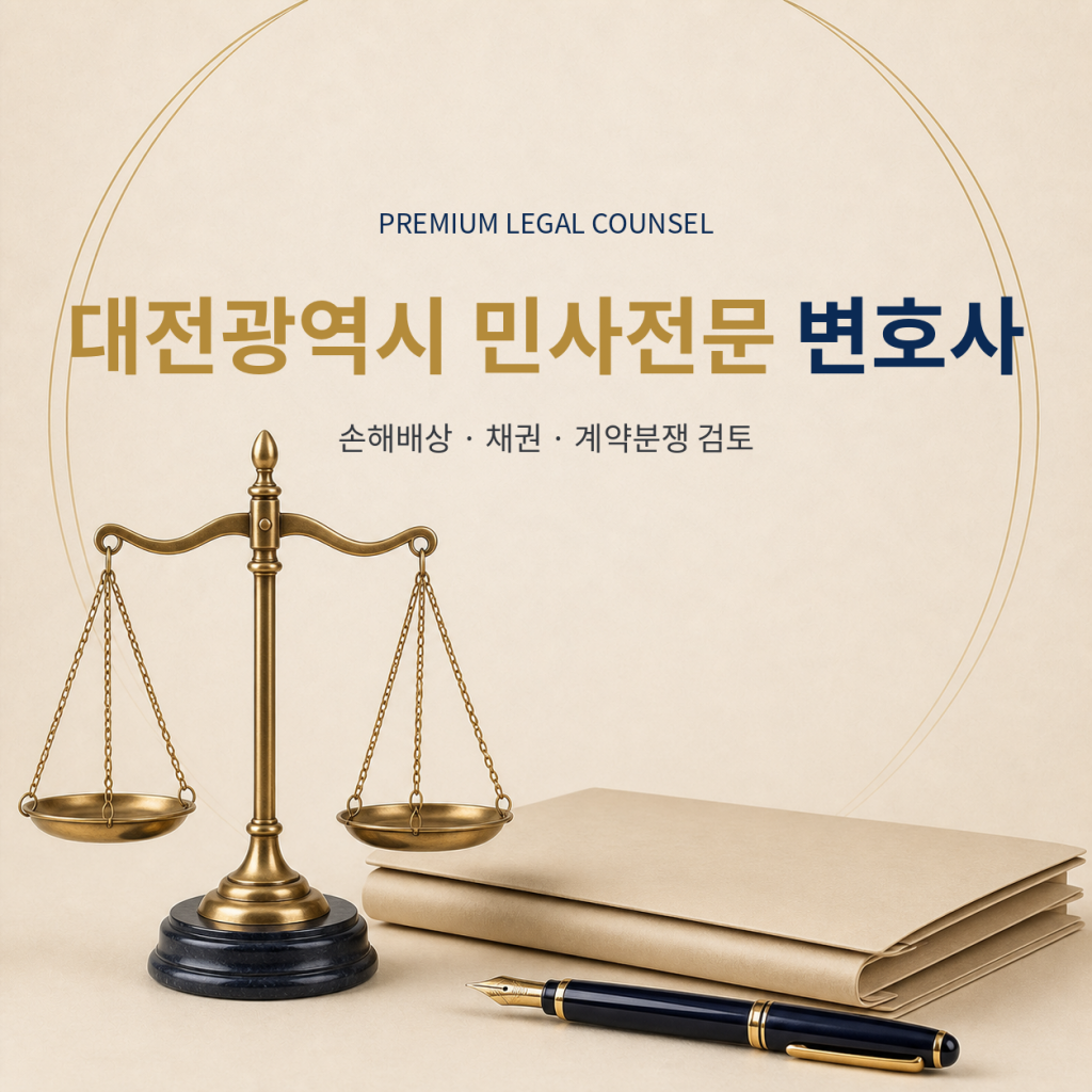 대전광역시 민사전문 변호사