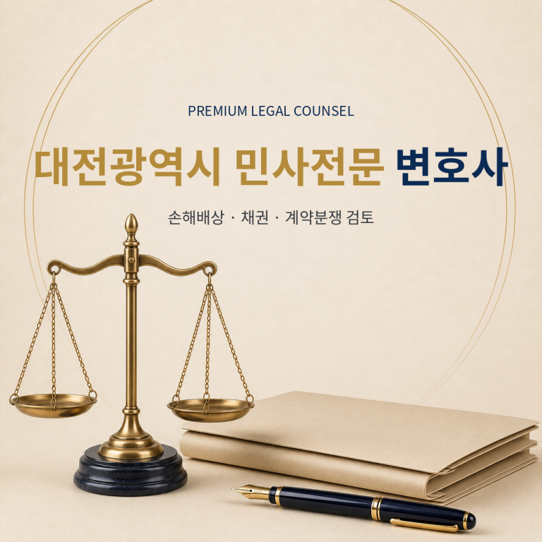 대전광역시 민사전문 변호사