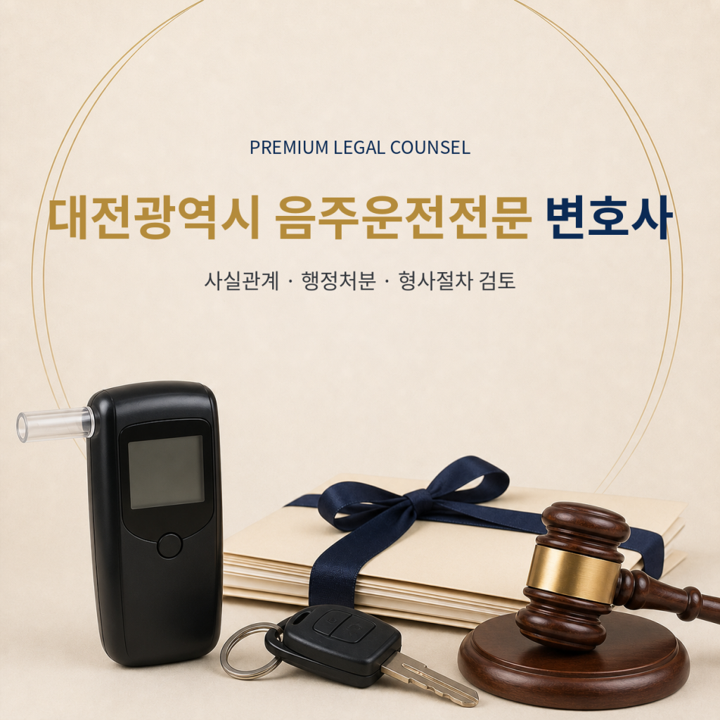 대전광역시 음주운전전문 변호사