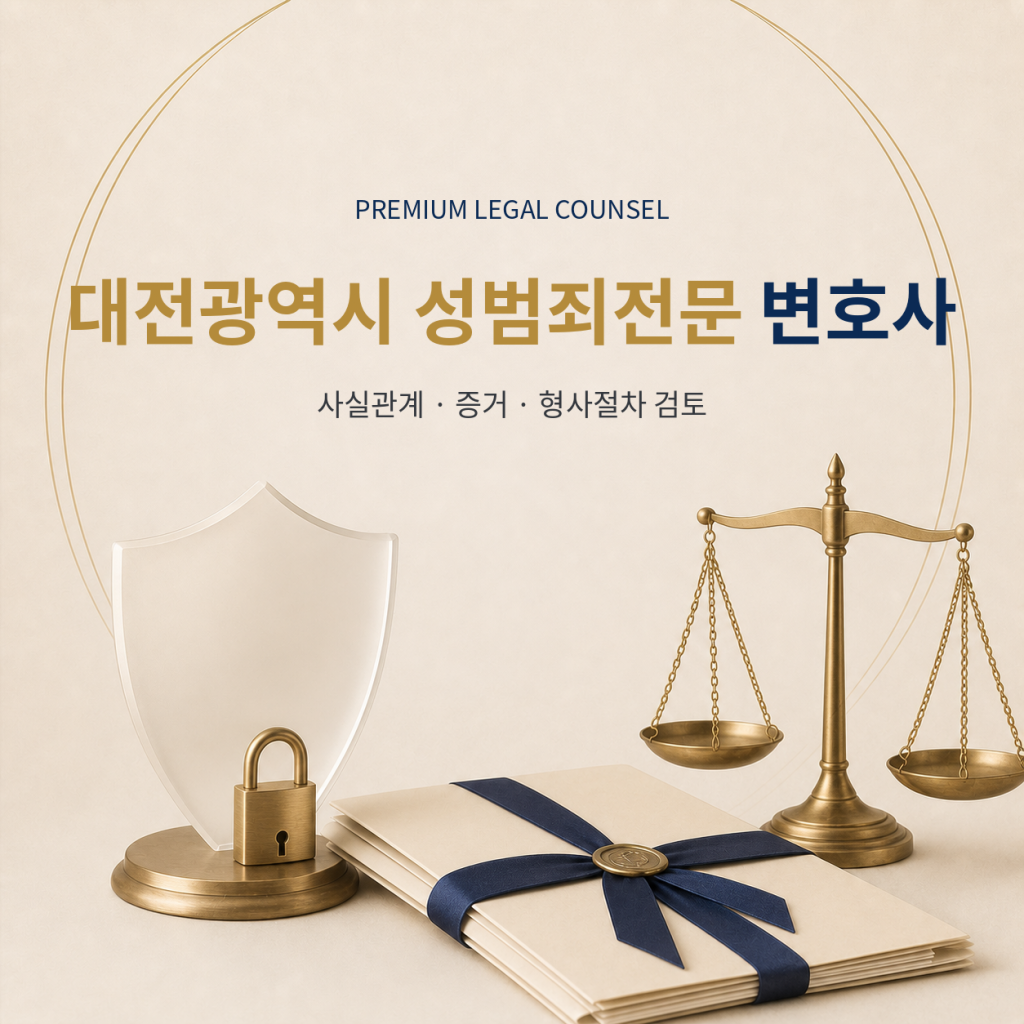 대전광역시 성범죄전문 변호사