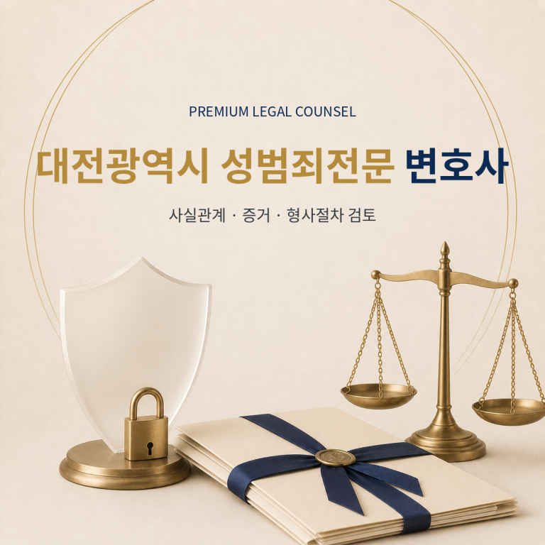 대전광역시 성범죄전문 변호사