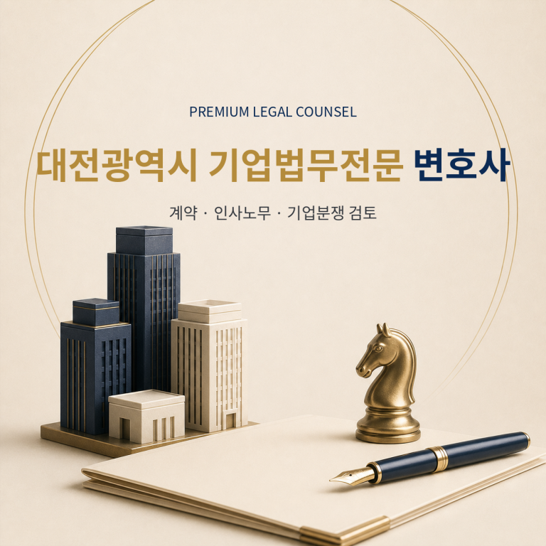 대전광역시 기업법무전문 변호사